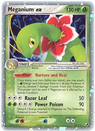 In battle, this pokémon gives off more of its becalming scent to blunt the foe's. Pokemon Card Unseen Forces 106 115 Meganium Ex Holo Foil Sell2bbnovelties Com Sell Ty Beanie Babies Action Figures Barbies Cards Toys Selling Online