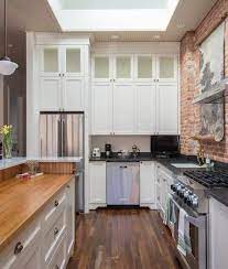 Expert advice from bob vila, the most trusted name in home improvement, home remodeling, home repair, and diy. Kitchen Of The Week Bob Vila Home Brick Kitchen Kitchen With High Ceilings