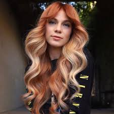 Red hair with blonde highlights style and models considered as unique hair highlight style. Hair Color Ideas Trends Allure