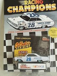 (born december 30, 1934), nicknamed the golden boy, fast freddie, the elmhurst express and fearless freddy, is a former nascar driver from elmhurst, illinois. Nascar Rci Rcca Fred Lorenzen 28 Ford Legends Series 1 64 Diecast Car Diecast Toy Vehicles Lenka Creations Cars Racing Nascar