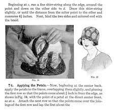 Millinery Series Petals 1926 Flapper Girl Millinery Accessorize Hats