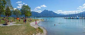 Die gemeinden rieden, roßhaupten, schwangau und die stadt füssen präsentieren herrlich gelegene badestellen. Das Sudliche Allgau Rieden Am Forggensee