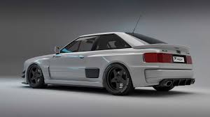 Black audi sedan, car, audi s8, tree, mode of transportation. Audi Never Made An Rs2 Coupe So Prior Design Fixed That