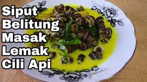 Resepi ketam masak lemak cili api yang tak asing lagi, pastikan ketam yang segar dan hidangan anda. Resipi Masak Lemak Cili Padi Siput Sedut Siput Belitung Paling Sedap I Chapter Wan Masak Youtube