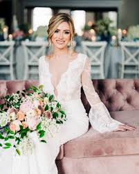 We Are So In Love With The Amber Gown From L Amour By Calla Blanche The Plunging Neck Online Wedding Dress Wedding Dresses Australia Long Sleeve Wedding Gowns