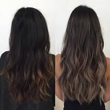 A seamless, cool brunette shade that's a little lighter, without moving over to dark ash blonde. Image Result For Dark Ash Brown Ombre Hair Color Asian Brown Hair Balayage Black Hair Balayage