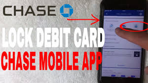 Chase request new debit card. How To Lock Chase Debit Card With Mobile App Youtube