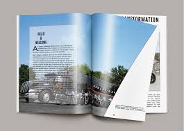 The harley logo on the front of the book, when pressed, gives the sound of a harley engine being started and then fades in the distance. Harley Davidson Magazine On Behance