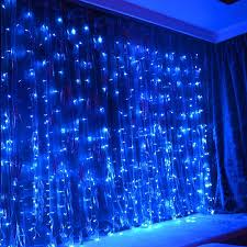 Curtains curtains design china factory classic light filtering linen sheer ready made window curtains modern for living room bedroom. Extendable 9 8ft X 9 8ft Led Curtain Lights Starry Christmas String Light Indoor Outdoor Decoration For Festival Wedding Party Living Room Bedroom Blue Walmart Canada