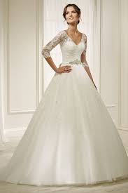 Beautiful Classic Wedding Gown Ideal For A Church Or Winter Wedding This Gown Features Lace Ronald Joyce Wedding Dresses Classic Wedding Gowns Bridal Dresses