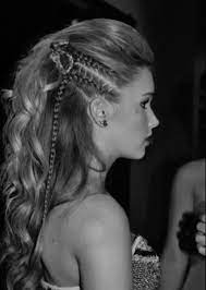 Rocker Wedding Slight Updo Curly Hair Beauty Curly Hair Styles Funky Hairstyles