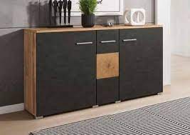 Dieses grifflose sideboard von my home setzt auf funktionalität und viel stauraum. Sideboard Wobona Breite 135 Cm Sideboard Venjakob Mobel Sideboard Holz