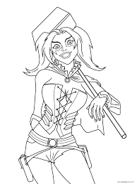 Cyborg coloring pages to enthrall your kid best deal in providing supplement to teach colors in lower cost and more exciting method.you can choose and print these coloring books by yourself rather than buy the book that is usually more expensive. Harley Quinn Dc Comics Coloring Pages Harley Quinn Coloring Pages Coloring Pages For Kids And Adults
