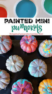 Whether fall decorating or decoraying for halloween, decorating with. Painted Mini Pumpkins
