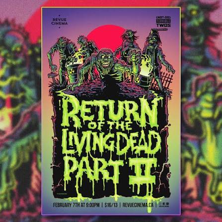 Tony Smerek | Some zombie's for a screening of Return of the Living Dead  Part 2 at @revuecinema | Instagram