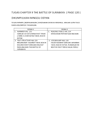 Maybe you would like to learn more about one of these? Tugas Chapter 9 The Battle Of Surabaya