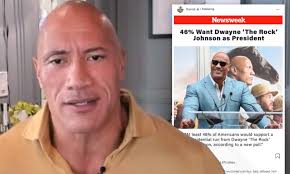 Dwayne 'The Rock' Johnson confirms he would run for U.S. President if  people want him to