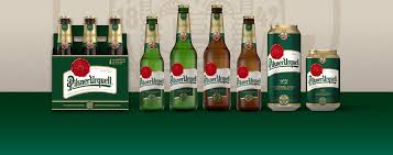 Loyal drinkers (?) similar beers. The Same Original Pilsner Urquell With New 100 Recyclable Paper Labels Asahi Europe And International