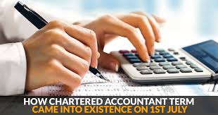 How Chartered Accountant Term Came Into Existence On 1st