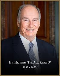 His Highness Prince Karim Al-Hussaini, Aga Khan IV, 49th hereditary Imam of  the Shia Ismaili Muslims and descendant of the Prophet Muhammad (peace be  upon him), passed away peacefully in Lisbon on
