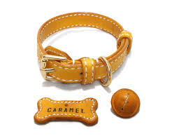 Leather Dog Collar With Tag And Bell In 2020 Handmade Leather Dog Collar Pet Collars Dog Collar Tags