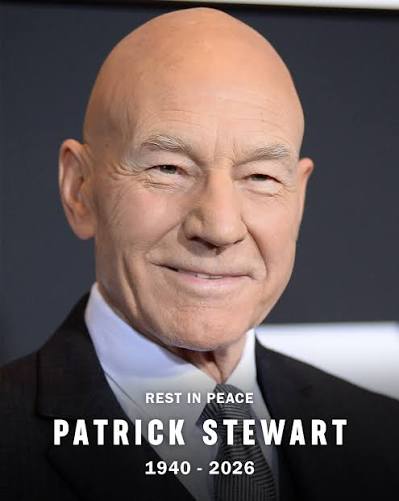 Sir Patrick Stewart, an iconic actor best known for his roles in X-Men and Star Trek, has sadly passed away. Rest in peace.