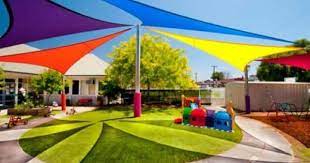 New Triangle Outdoor Sun Sail Shade Canopy Cover Blue Estrutura Sombra Sala De Criancas Parque Infantil