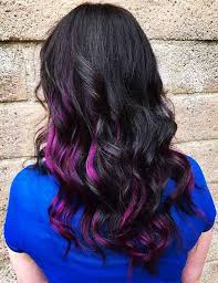 To cover gray or white hair, to change to a color regarded as more fashionable or desirable, to restore the original. Black Hair Purple Tips Pasteurinstituteindia Com