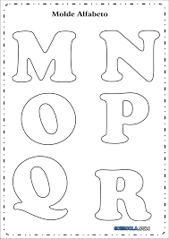Ver más ideas sobre moldes de letras, letras, modelos de letras. Moldes De Letras Em Eva Para Imprimir So Escola