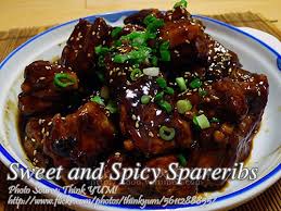 Sweet And Spicy Spareribs In 2020 Spareribs Recipe Recipes Pork Spare Ribs Recipe