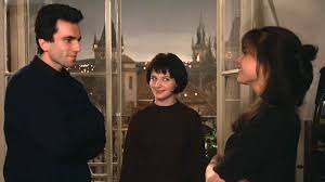 #peak comedy #also the parallel of reynolds and his magenta socks. Psychostasy Of The Film The Unbearable Lightness Of Being 1988