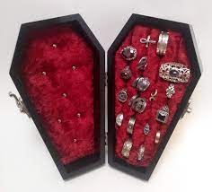 Deluxe Coffin Ring Box Gothic Gargoyle Ring Box Red Velvet Etsy Gargoyle Ring Ring Box Gothic Wedding Rings