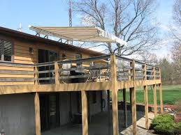 Typically, a fixed awning is made from aluminum and metal frames. Residential Patio Or Deck Awning Covers Muskegon Awning