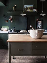 9 Green Kitchen Cabinet Ideas For Your Most Colorful Renovation Yet In 2020 Green Kitchen Cabinets Green Kitchen Walls Dark Green Kitchen