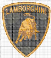 Lamborghini Logo Free Cross Stitch Pattern Cross Stitch Patterns Stitch Patterns Cross Stitch Patterns Free