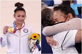 She totaled 57.433 for gold, holding off brazil's rebeca andrade (57.298) and roc's angelina melnikova (57.199). 6vxerz6bpwewpm
