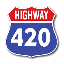 Amazon.com: StickerJOE Highway 420 Weed Cannabis Marijuana Pot Sticker  Decal 4