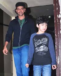 Hrithik roshan is an indian actor who works in hindi films. Hrithik Roshan With Elder Son Hrehaan At Pvr Juhu