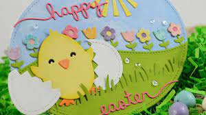 This happy easter card template can be easily adjusted to fit a variety of standard paper sizes. How To Make An Easter Card Youtube