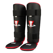 amazon com title conflict mma stand up shin guards