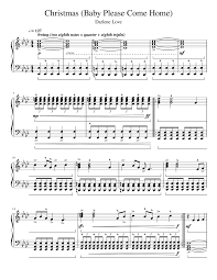 Please fill out the correct information. Christmas Baby Please Come Home Sheet Music For Piano Solo Download And Print In Pdf Or Midi Free Sheet Music For Christmas Baby Please Come Home By Darlene Love Pop
