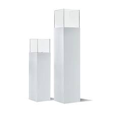 Free delivery and returns on ebay plus items for plus members. Floor Standing Hurricane Candle Holder Pillar Lantern White High Gloss Finish Home Kitchen Candles Holders