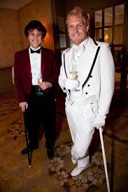 Guests Adhered To The Great Gatsby Dress Code Donning 1920s Inspired Tuxedos Great Gatsby Dress Code Gatsby Gala Great Gatsby Dresses