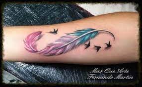 Fan of films and traveling. Trendy Tattoo Feather Heart Shape Ideas Feather Tattoos Tattoos Trendy Tattoos