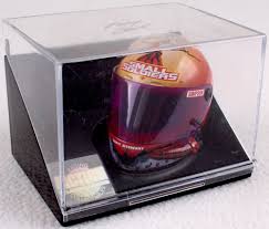 Our collection of handmade display cases for any helmets. Tony Stewart Signed Small Soldiers Nascar Mini Helmet With Display Case Psa Coa
