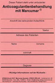 Marcumar ausweis bestellen meda marcumar ausweis zum ausdrucken bewertung bei medikamente im test fur venenerkrankungen thrombose blog astronomi from marcumar tabletten, 92 st., meda pharma gmbh & co.kg, jetzt günstig bei der versandapotheke docmorris bestellen. Marcumar Ausweis Bestellen Meda Marcumar Ausweis Bestellen Meda Personalisierbarer Auf Yopi De Gelistet Seit 08 2003 Kevin Baswara