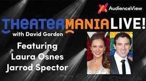 Broadway's original cinderella👸🏻, bonnie parker💰, & julia trojan🎙. Theatermania Live With Laura Osnes And Jarrod Spector Youtube
