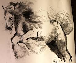 Okay, so you tried to draw the back and looked at pictures for references, but it seems like it is not working or. Back When I Was Facing Problems With Vision And Muscles In Hands I M Better Now But Far From Good I Was Drawing Big Sized Rough Charcoals With Not Much Attention To Detail