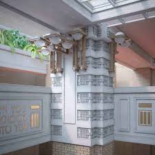 The lines of the court. Larkin Building Frank Lloyd Wright Free Autocad Blocks Drawings Download Center