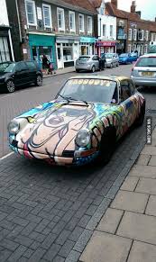 Thought You Might Appreciate This Car Crazy Paint Job Car Paint Jobs Car Painting Cool Car Paint Jobs